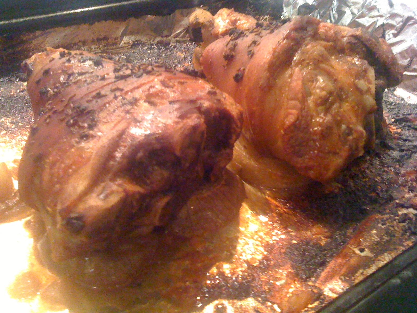 niks kitchen rules Pork Knuckle Round 2. Nigella's Pork Knuckle